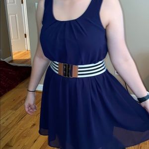 fun navy summer dress